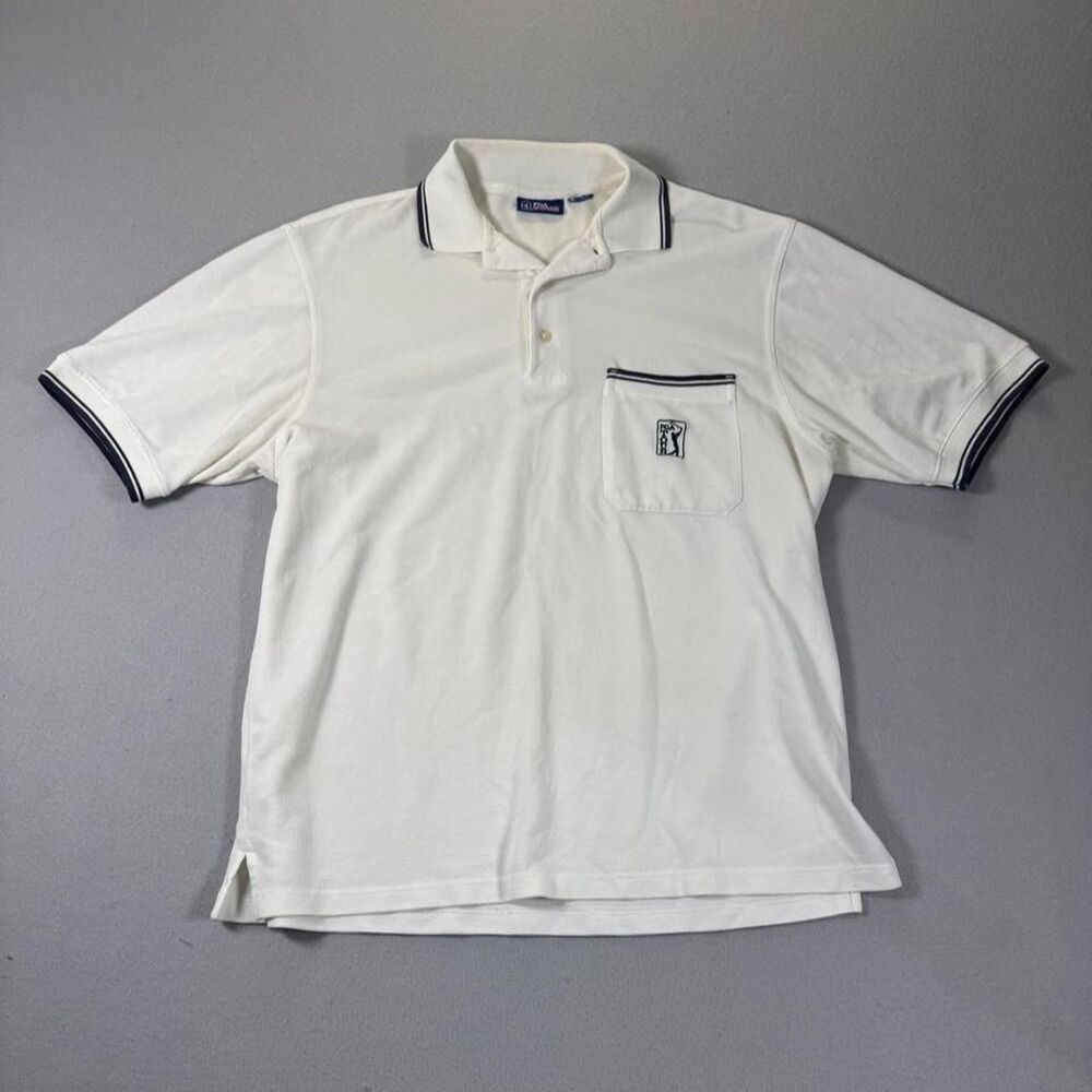 Pga-tour Men's White Polo-shirts